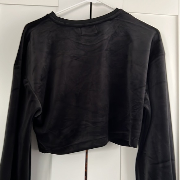 Juicy couture crop black new with tags medium sweater - Picture 5 of 5